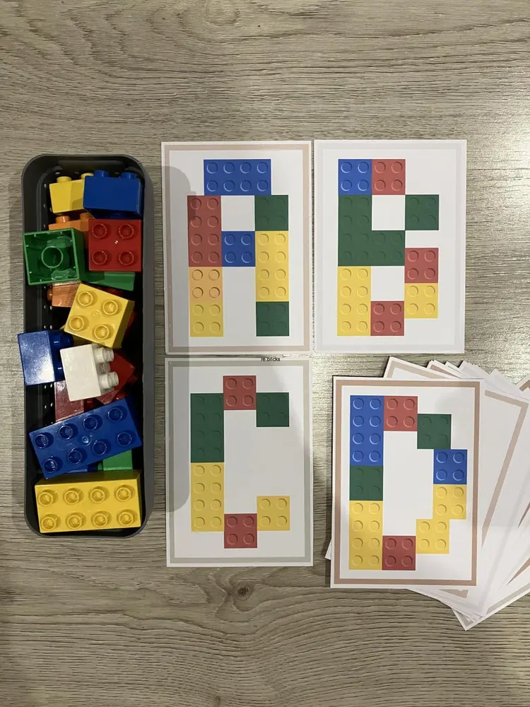 Digitální produkt - Stavění s kostkami - Písmena