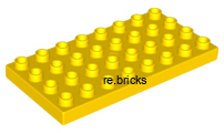 Lego® Duplo® deska 4x8 žlutá