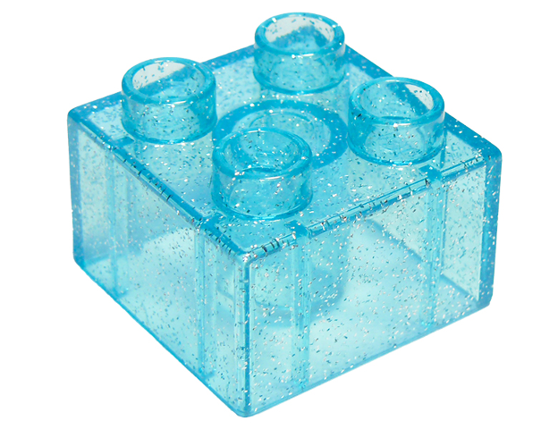 Lego® Duplo® kostka se třpytkami
