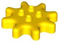 Lego Duplo ozubené kolečko žluté