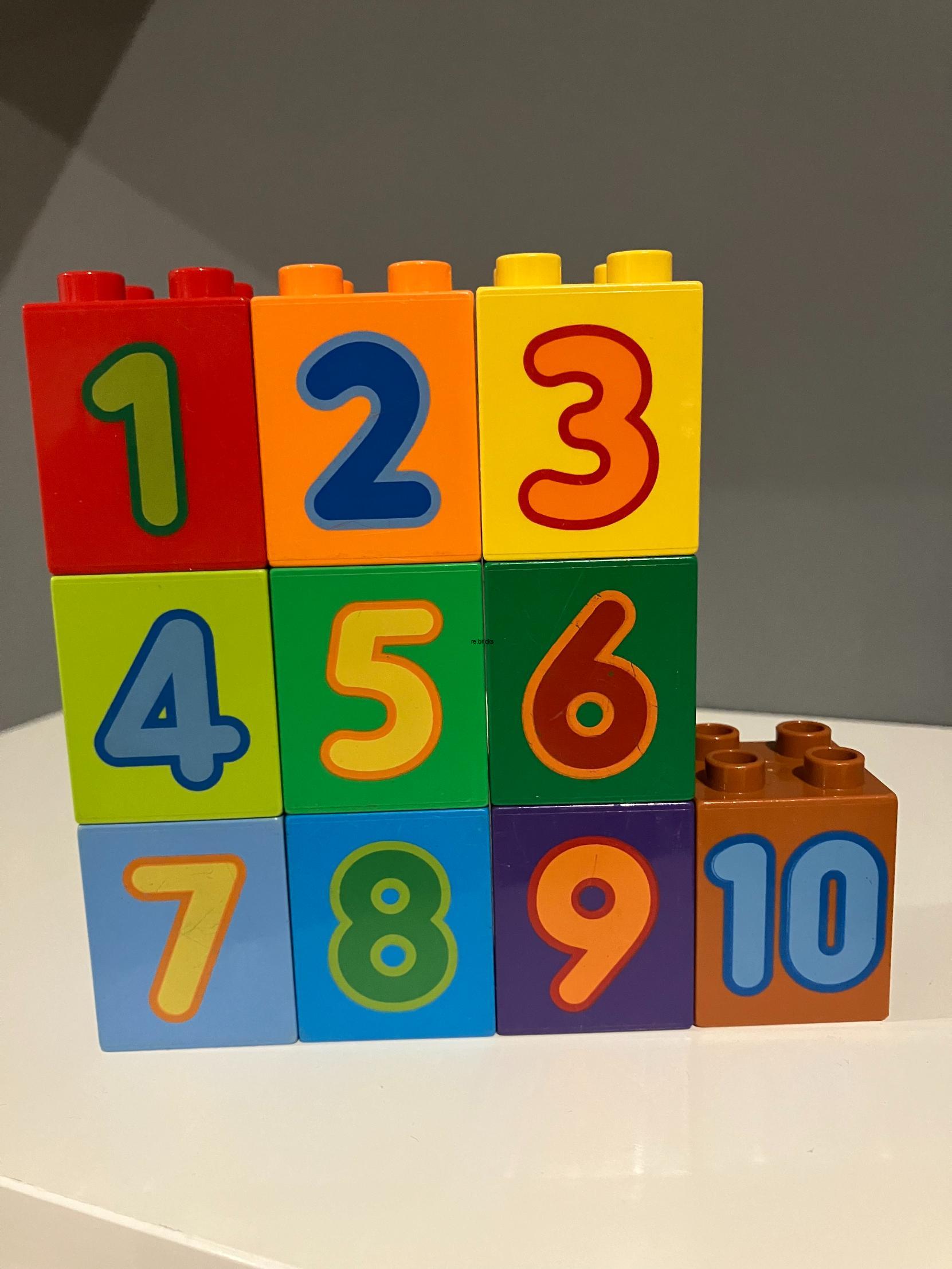 Lego Duplo čísla 1-10
