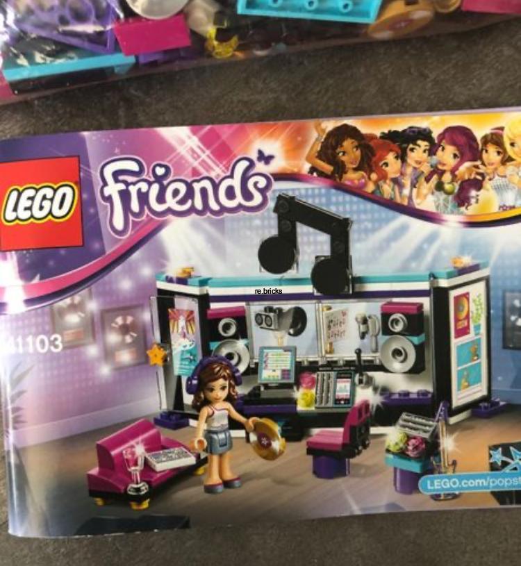 Lego Friends 41103 Nahrávací studio pro popové hvě