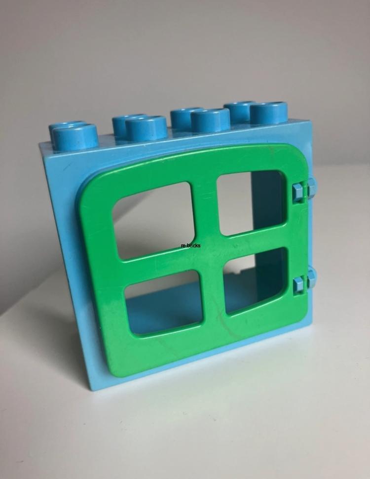 Lego Duplo okno modrozelené