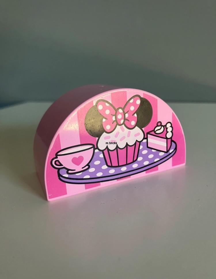 Lego Duplo kostka s potiskem Minnie