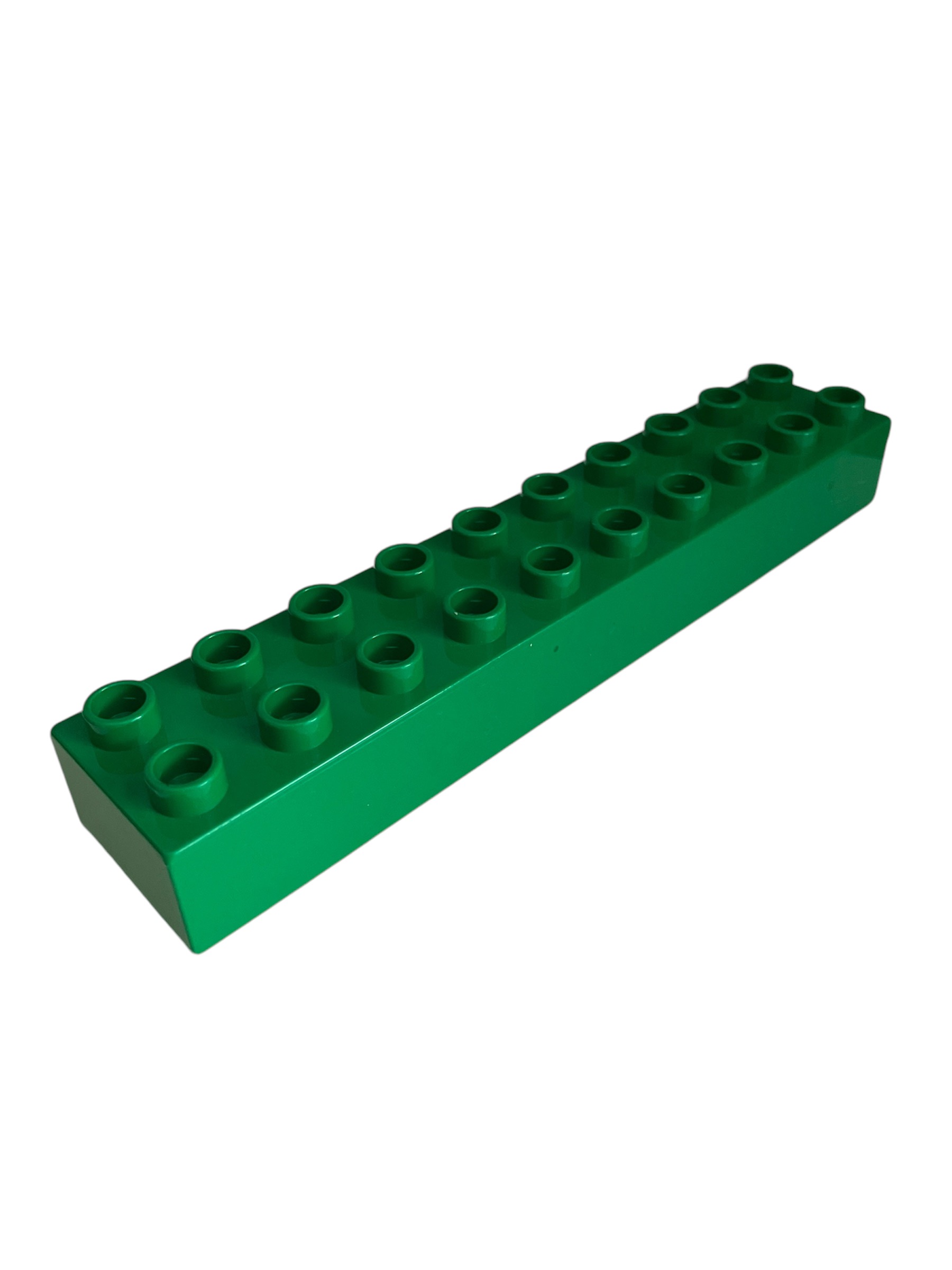 Lego® Duplo® kostka tm. zelená 2x10 tlustá