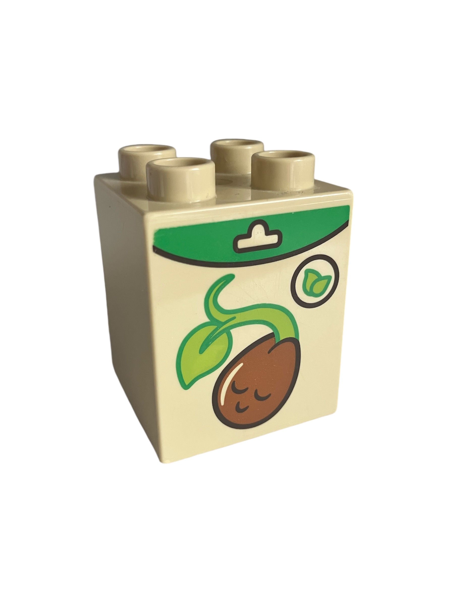 Lego® Duplo kostka s potiskem semínka