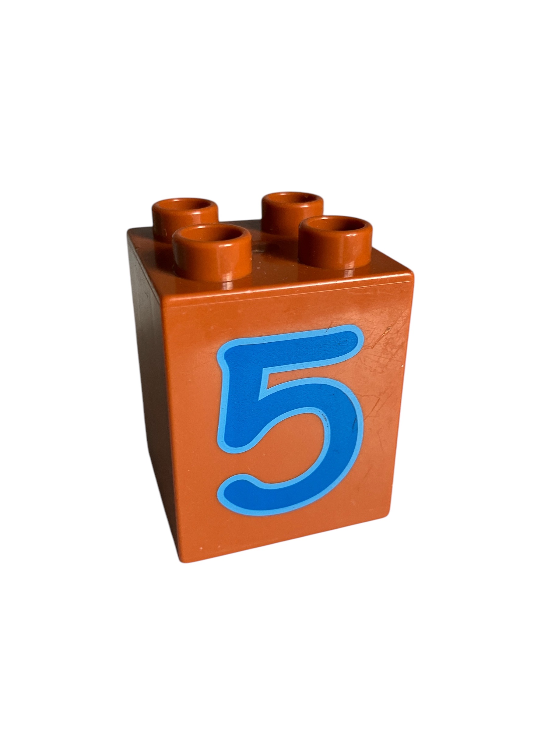 Lego Duplo kostka s číslem 5