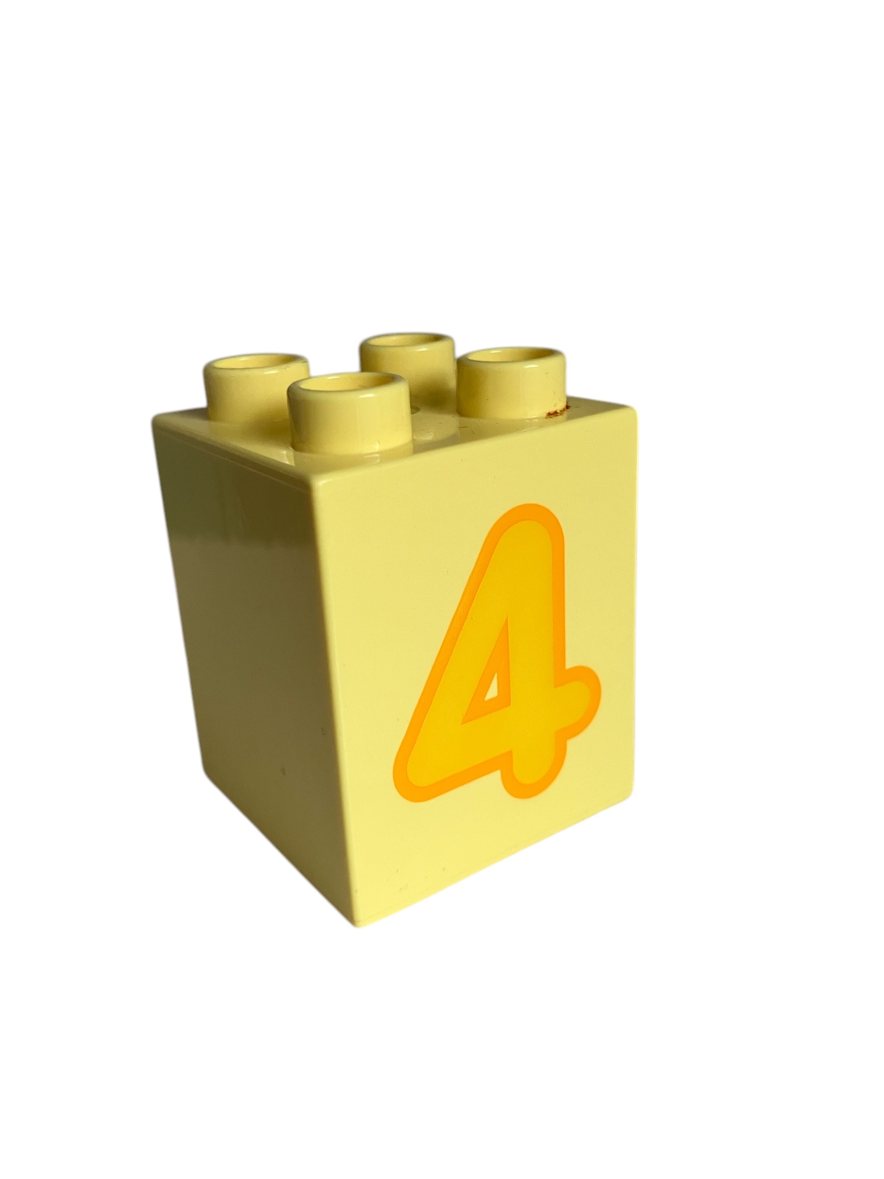 Lego Duplo kostka s číslem 4