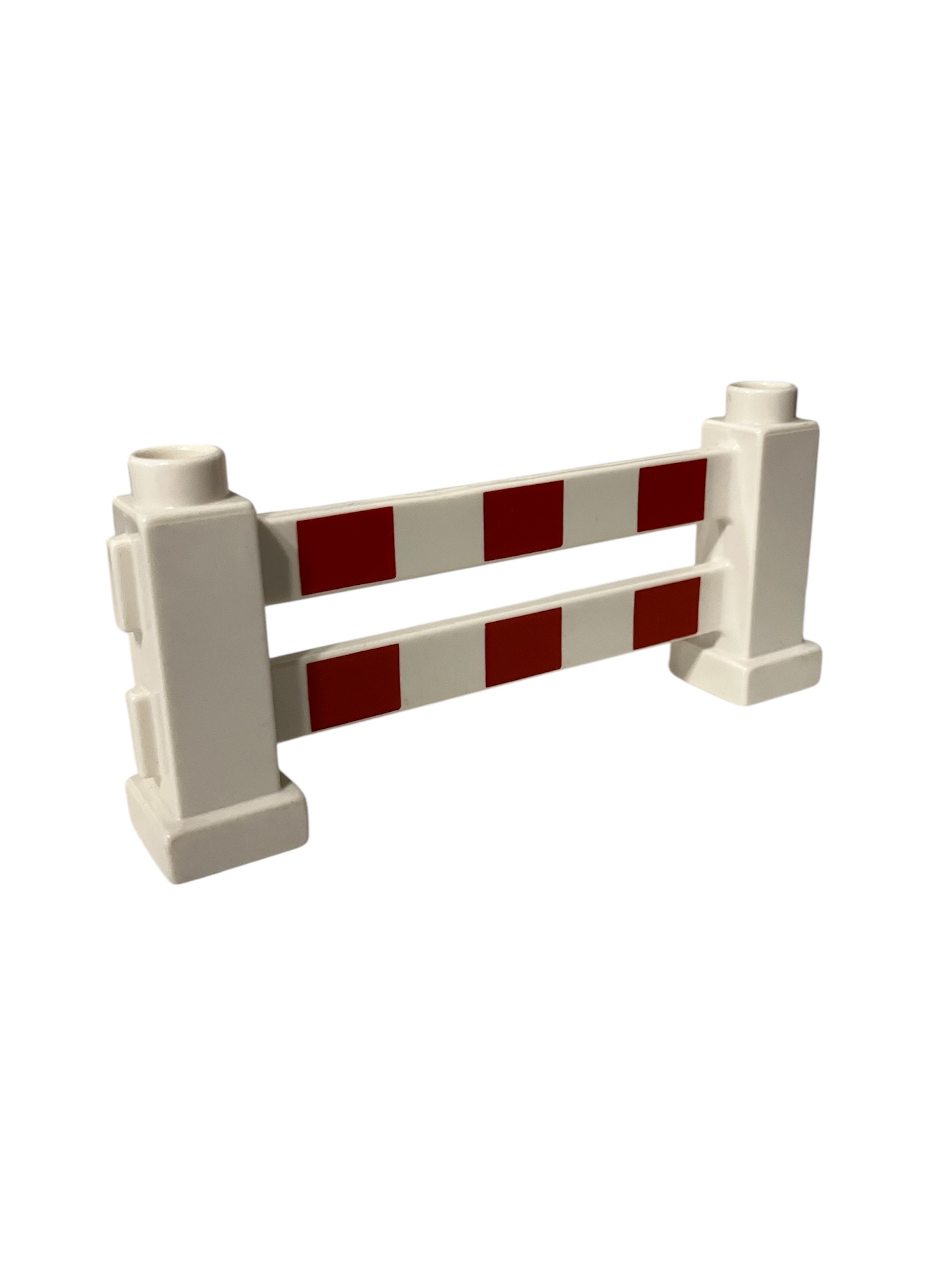 Lego Duplo plot/ohrada bíločervený