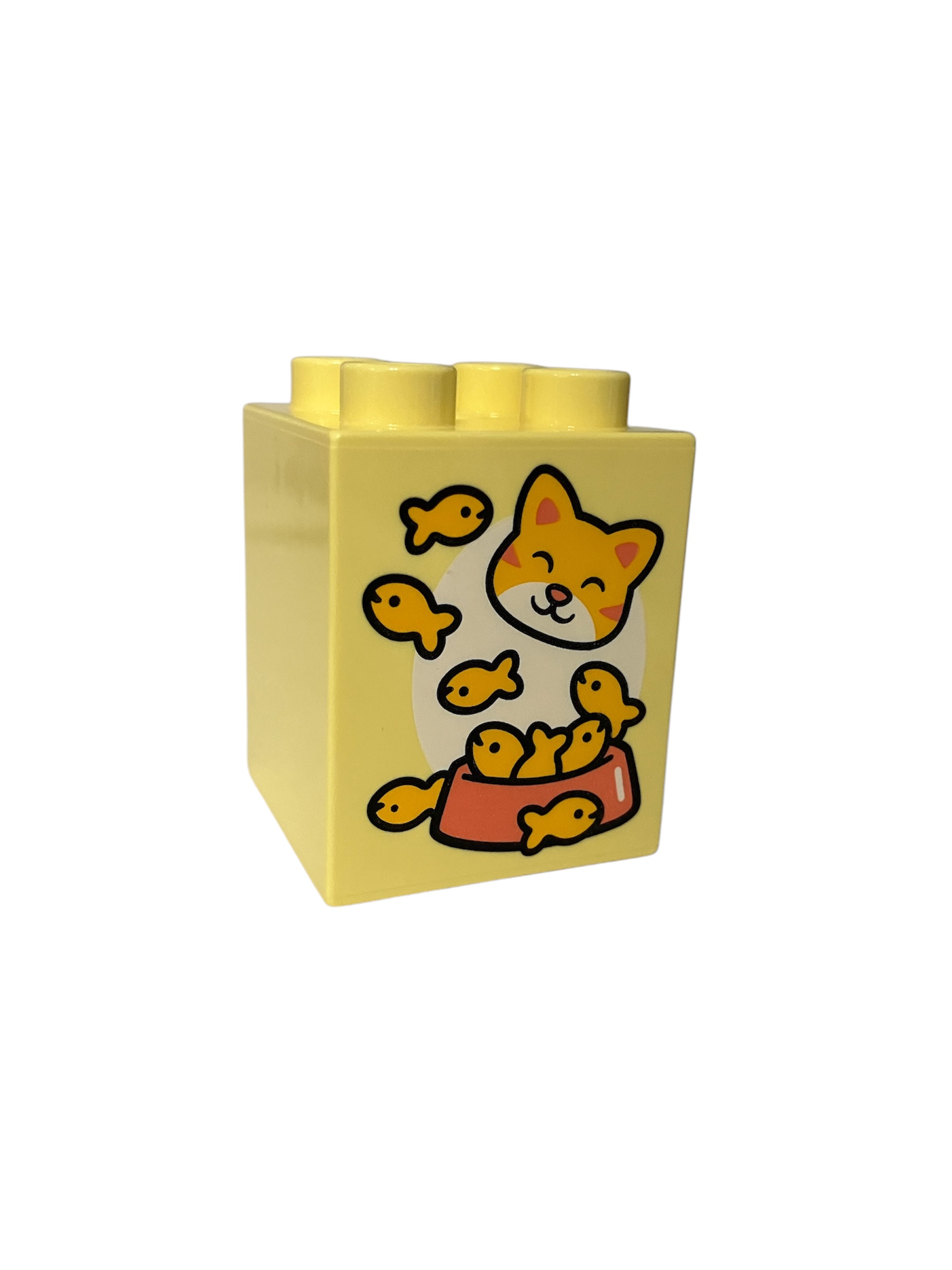 Lego® Duplo® kostka s potiskem kočičky, kočky