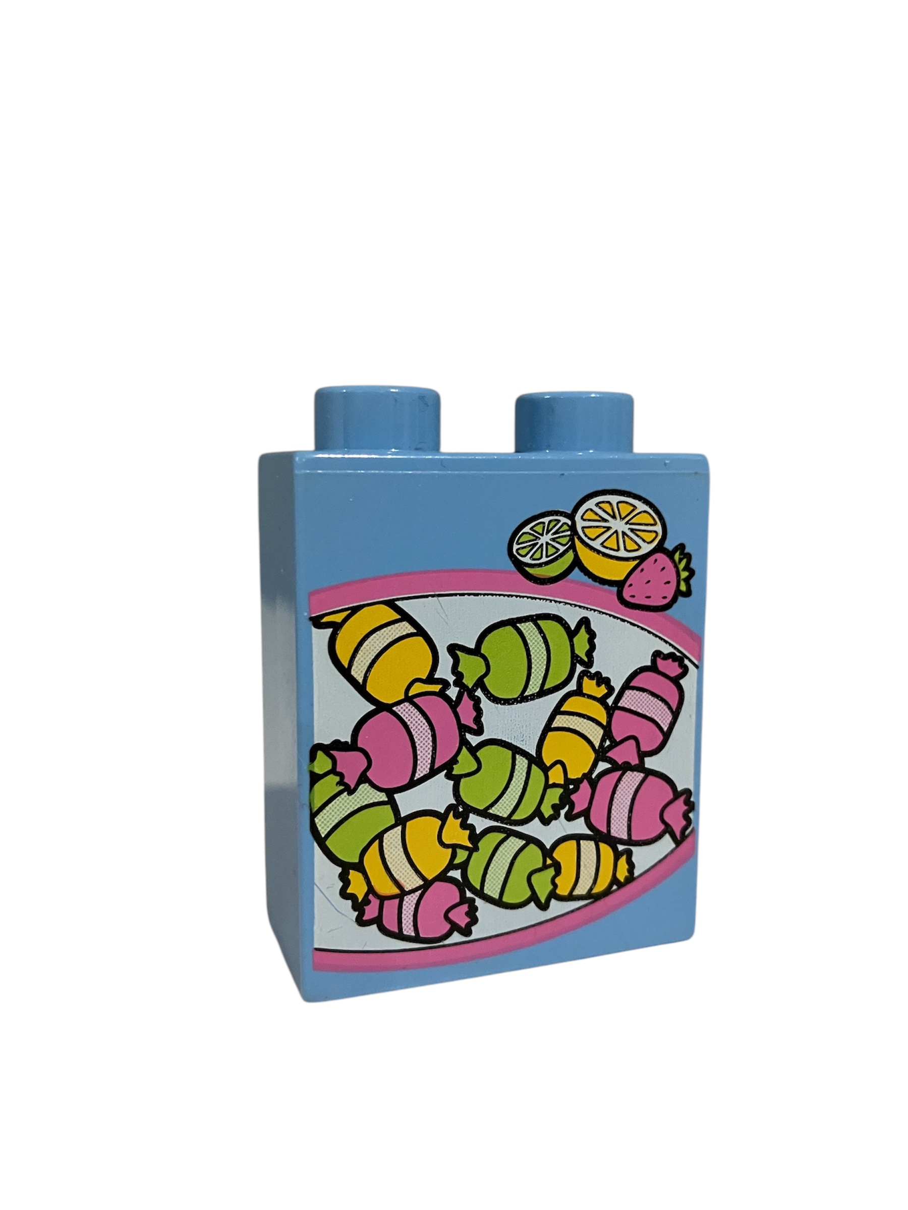 Lego® Duplo® kostka s potiskem bonbonů