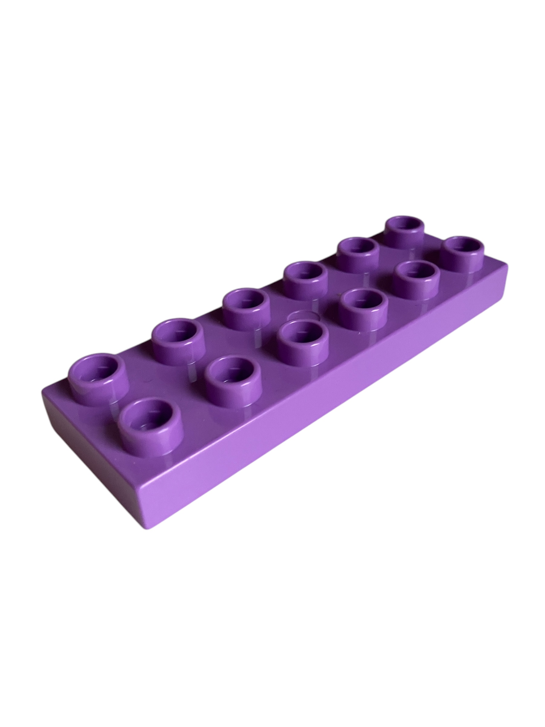 Lego Duplo kostka stř. fialová 6x2 úzká