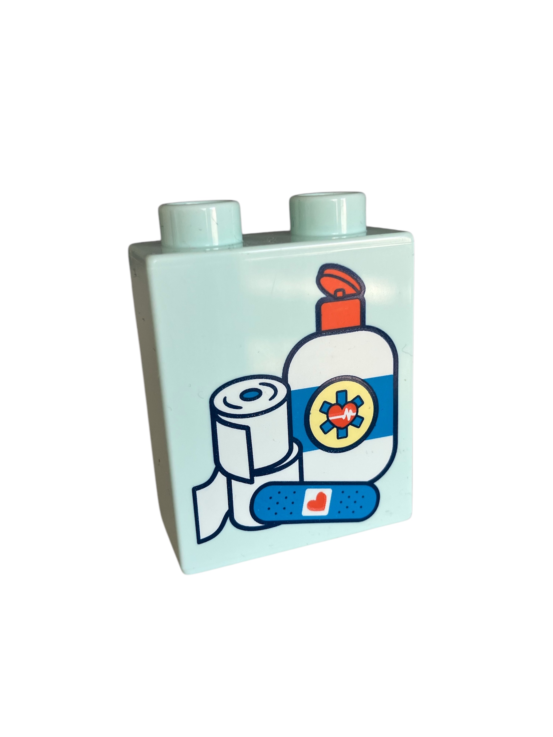 Lego® Duplo® kostka 1x2x2 obvaz, náplast NOVÝ