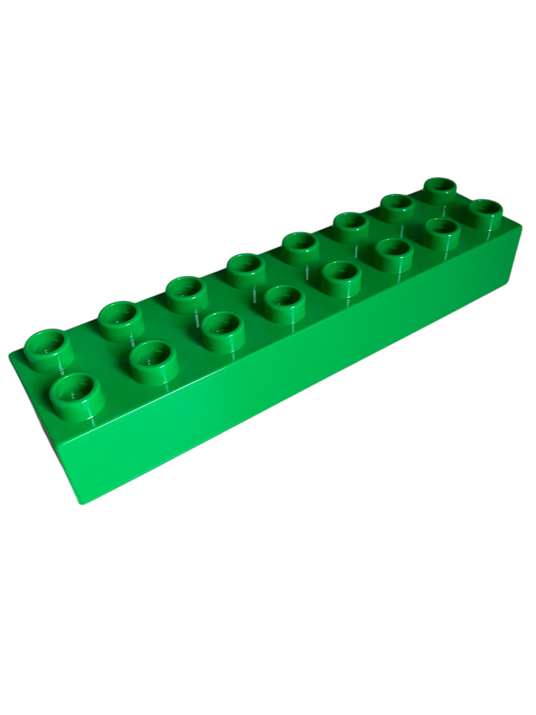 Lego Duplo kostka zelená 2x8 tlustá