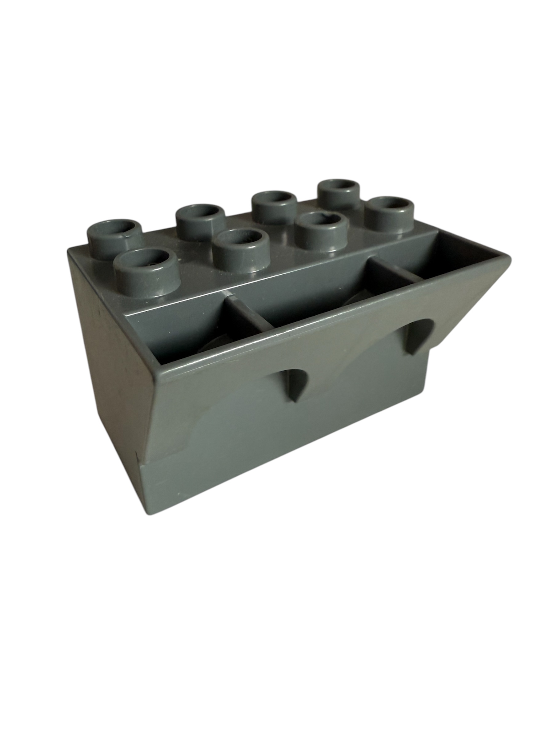 Lego Duplo kostka 3x4x2 hradová podloubí tm. šedá