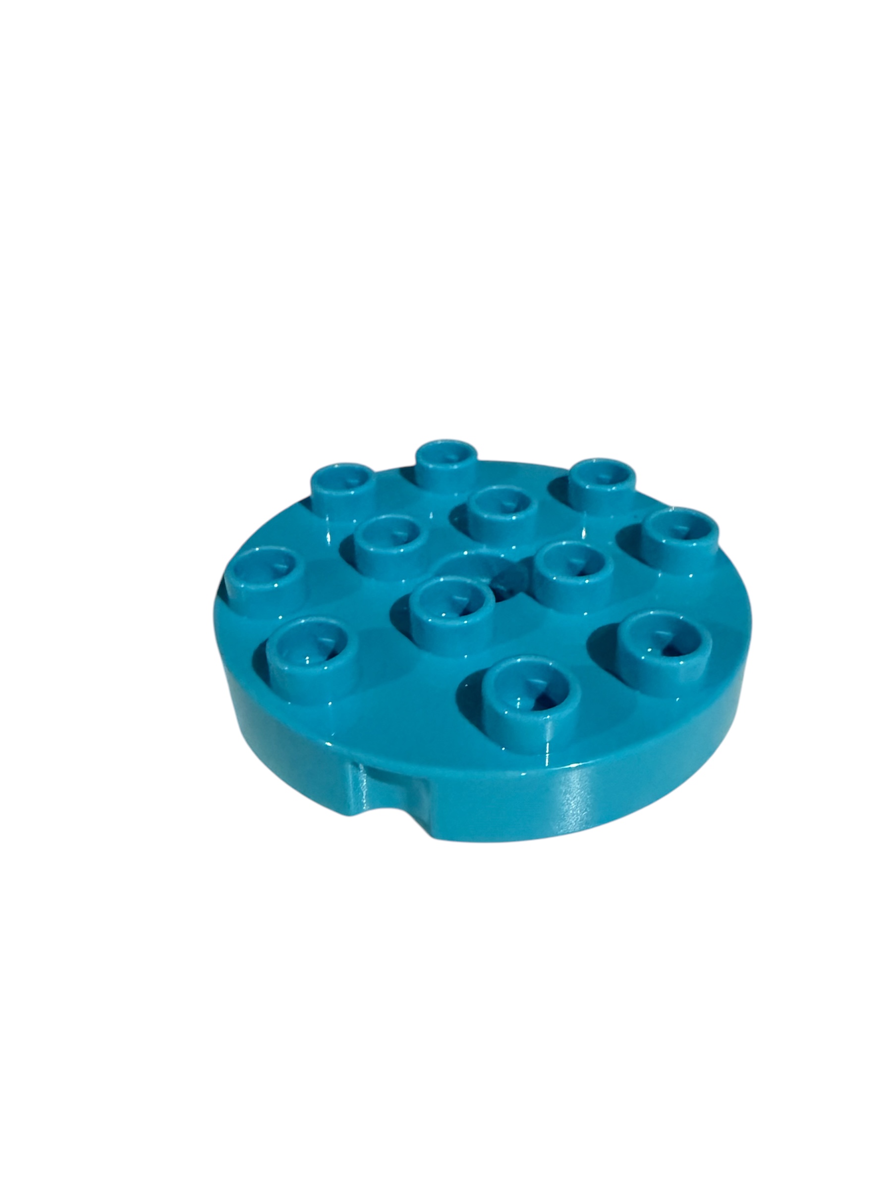 Lego® Duplo® podložka 4x4 tyrkysová kulatá
