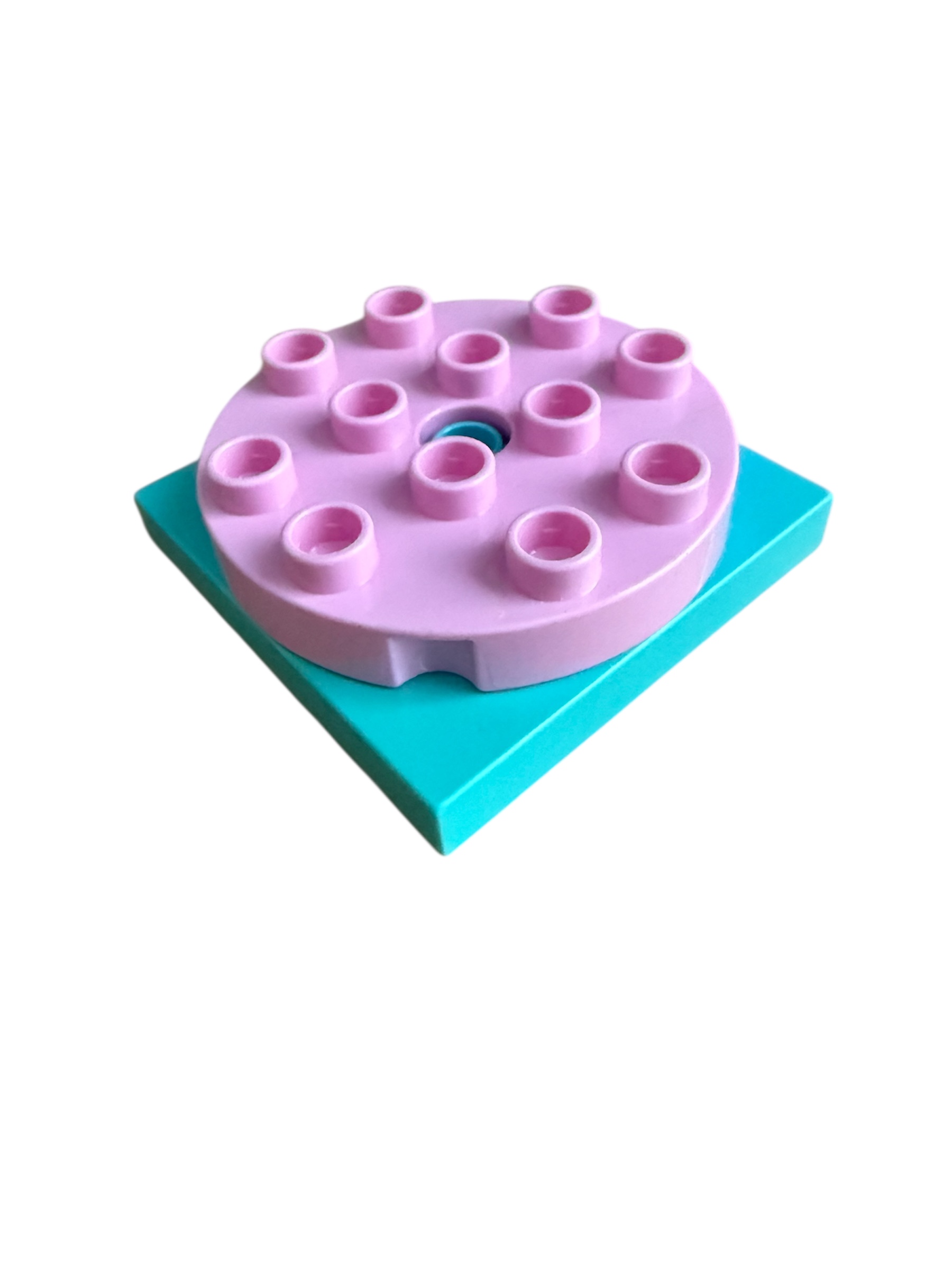 Lego® Duplo® otočná kostka tyrkysovo-růžová
