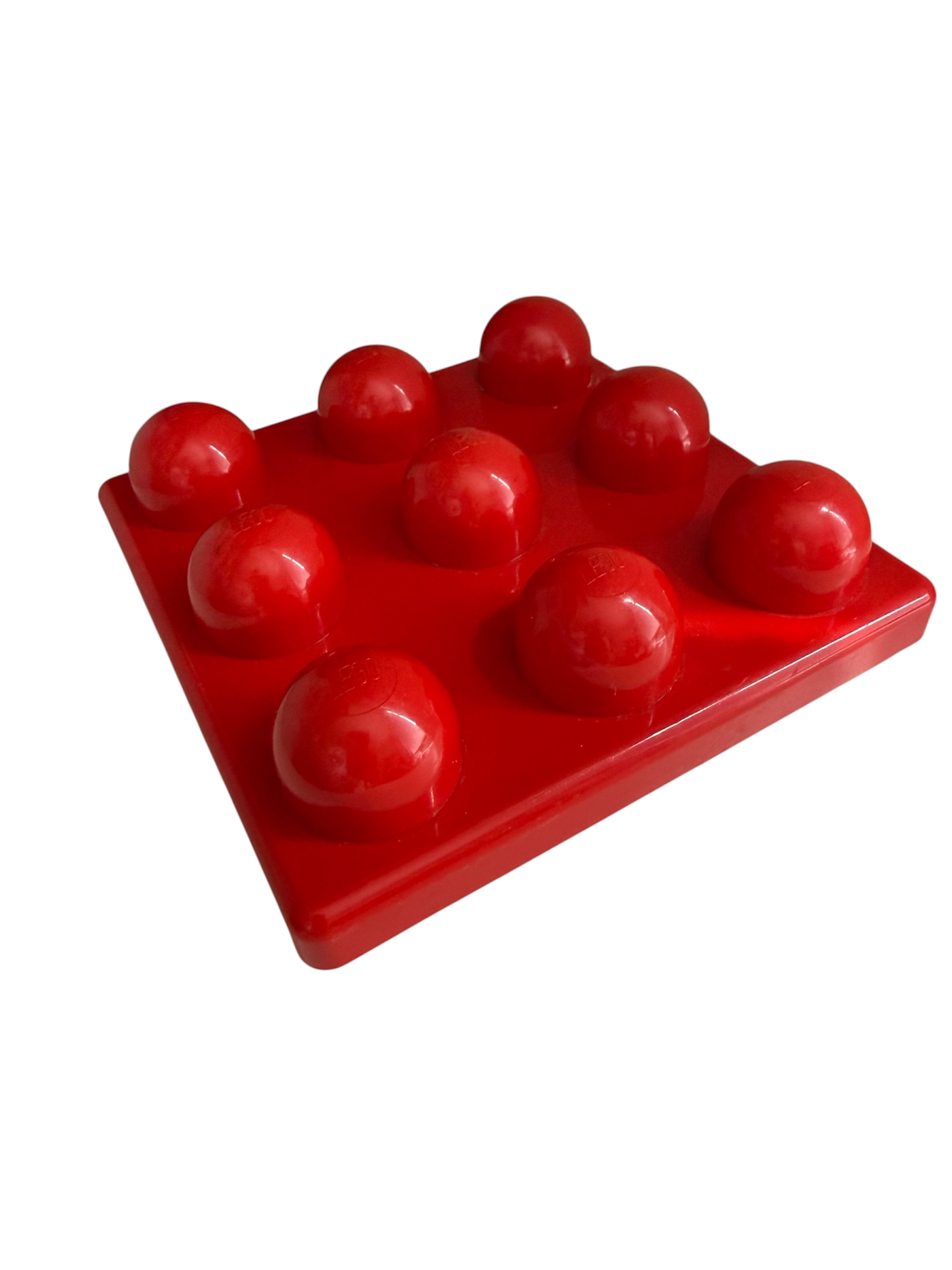 Lego Primo deska 3x3 červená