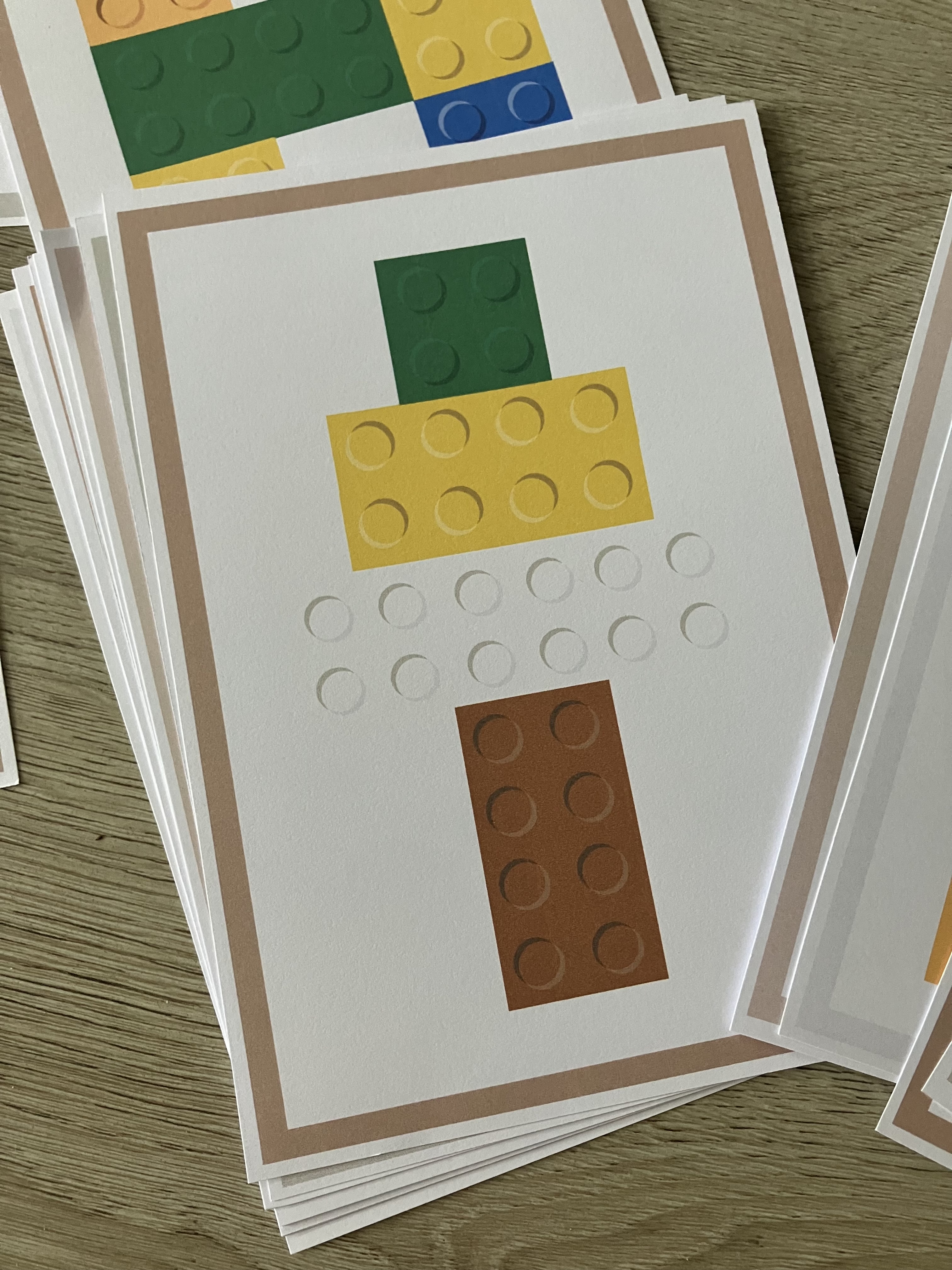 Box s čísly a kostkami Duplo®