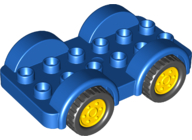 Lego® Duplo® podvozek k autu tm. modrý