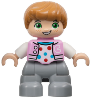 Lego® Duplo® postavička s růžovou vestou NOVÁ