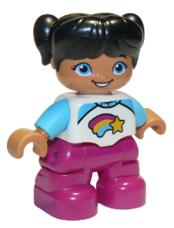Lego® Duplo® holčička s duhou, kometou
