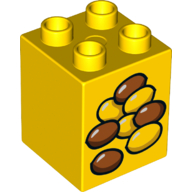 Lego® Duplo® kostka s potiskem zrní
