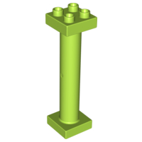 Lego Duplo sloup, sloupek sv. zelený Lime