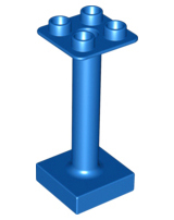 Lego Duplo sloup, sloupek tm. modrý
