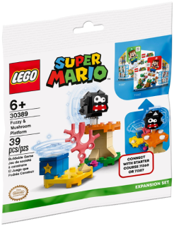 LEGO® Super Mario™ 30389 Fuzzy & Mushroom Platform polybag