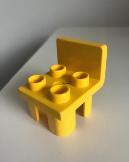 Lego® Duplo® židle žlutá