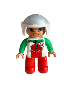 Lego® Duplo® postavička závodník - HLAVA SKŘÍPE