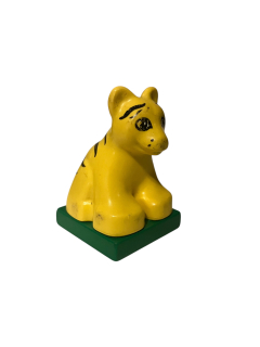 Lego Duplo tygřík na podstavci starší typ 2. jakost
