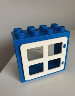 Lego® Duplo® okno modrobílé