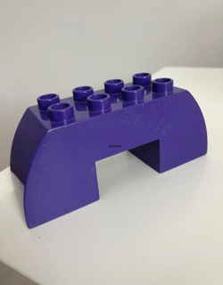 Lego Duplo fialova kostka