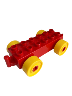 Lego® Duplo® podvozek k vláčku červený