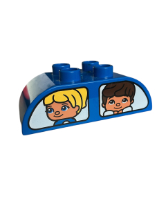 Lego® Duplo® děti v autě modrá kostka