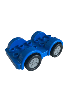 Lego® Duplo® podvozek k autu tm. modrý