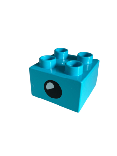 Lego® Duplo® kostka s oboustranným potiskem oko