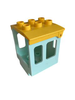 Lego® Duplo® kabina k vlaku mintovožlutá