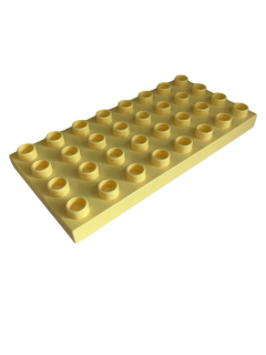 Lego® Duplo® deska 4x8 sv. žlutá NOVÁ