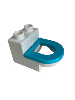 Lego Duplo záchod bílotyrkysový NOVÝ