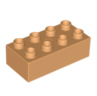 Lego Duplo kostka sv. nugátová 4x2