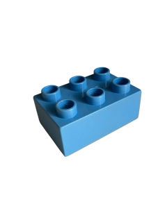 Lego® Duplo® kostka sv. modrá 2x3