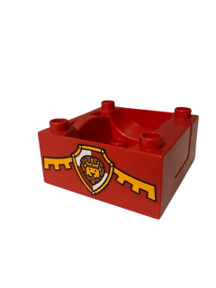 Lego® Duplo® korba s potiskem červená