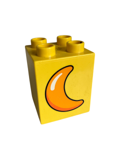 Lego® Duplo® kostka s potiskem měsíce