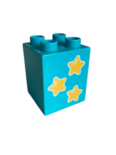 Lego® Duplo® kostka s potiskem hvězd