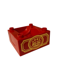 Lego® Duplo® korba s potiskem červená