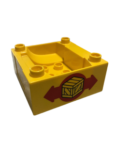 Lego® Duplo® korba s potiskem žlutá
