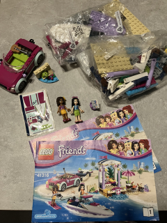 LEGO® Friends 41316 Andrein vůz s přívěsem pro člun